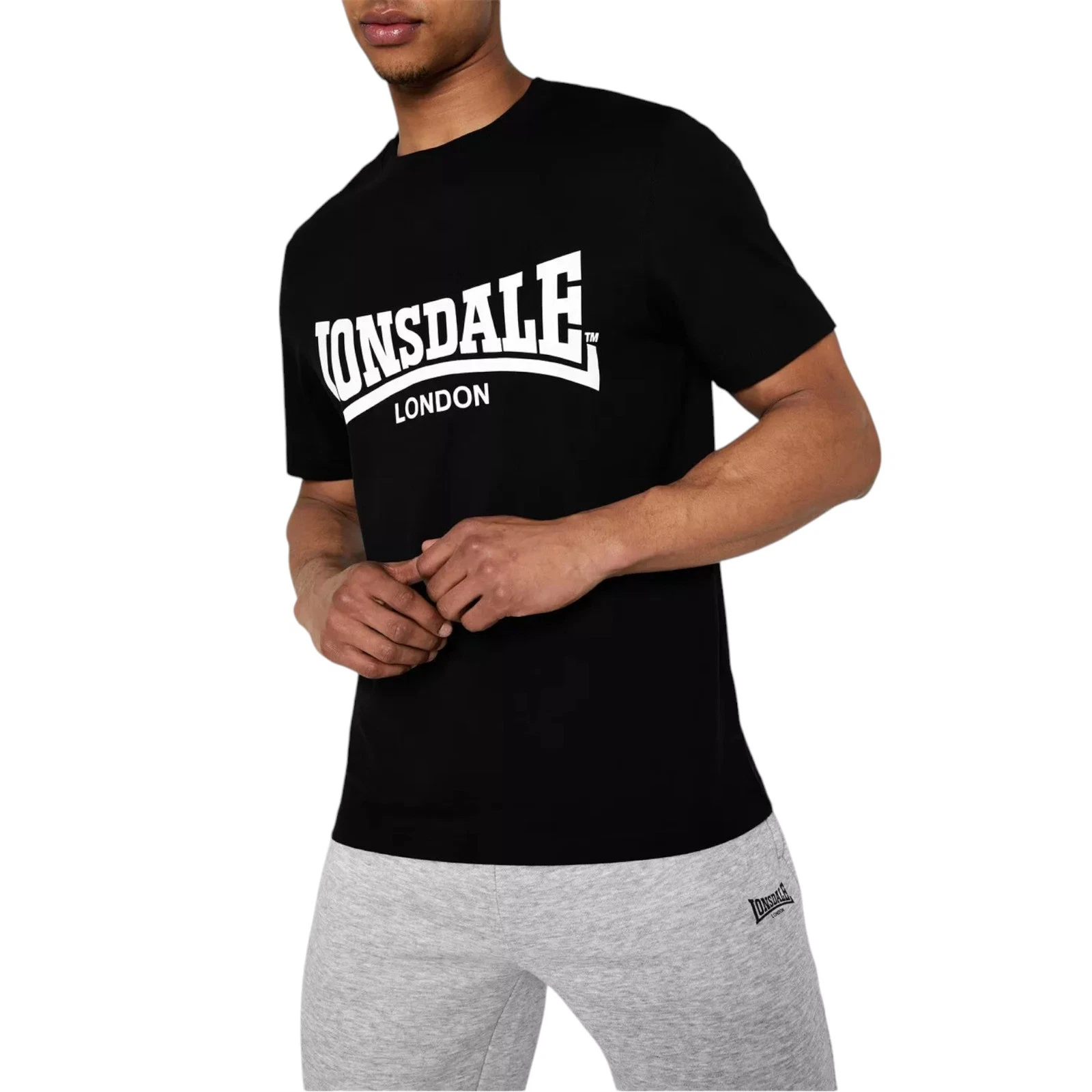 Summer Clothing Essentials Women - Lonsdale Mens Tเสื้อEssentialโลโก้ลูกเรือคอแขนสั้นฤดูร้อนBasic Tee-High-End Luxuryสําหรับทั้งผู้ชายและผู้หญิงtop Y2k