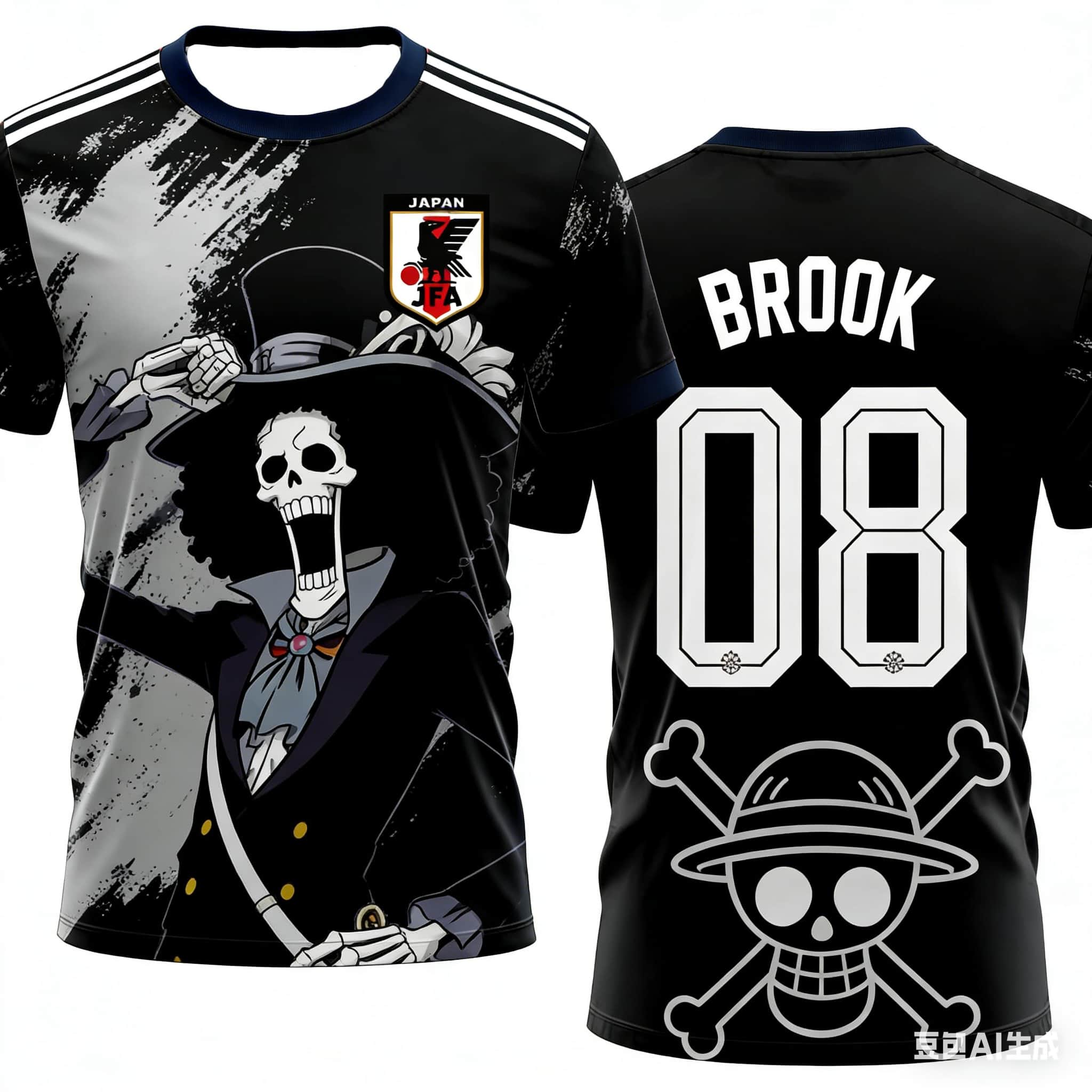 Summer Edit Clothing - เสื้อยืดฟุตบอลลูฟี่วันพีซญี่ปุ่นฤดูร้อนปี 2026 เสื้อยืดผู้ชาย เสื้อฟุตบอลพิเศษ เสื้อยืดผู้ใหญ่ แห้งเร็ว