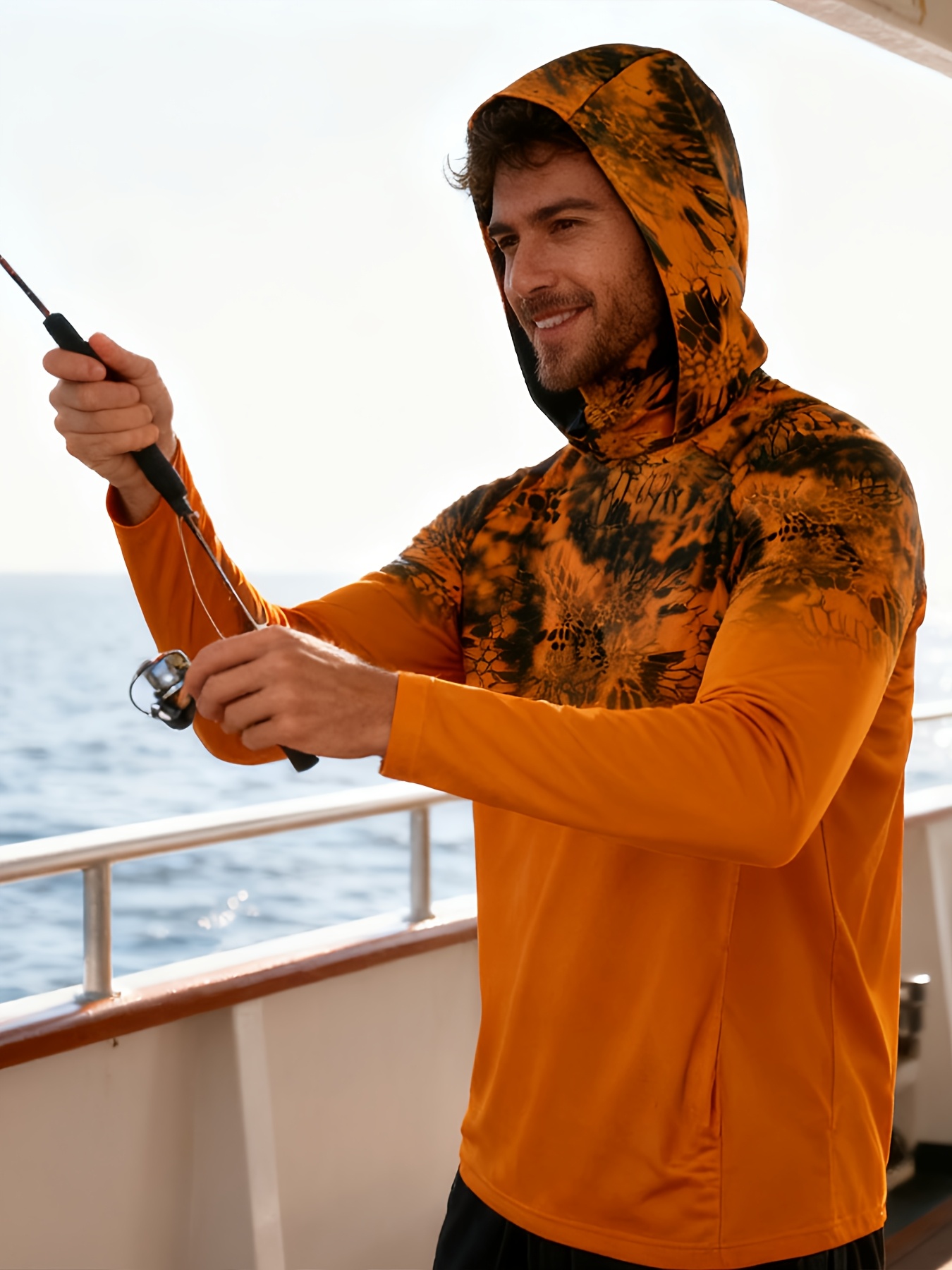 Summer Clothing Men - เสื้อตกปลาป้องกันรังสียูวีรุ่นใหม่ปี 2026 แขนยาวพร้อมฮู้ด - เสื้อผ้าป้องกันรังสียูวีสำหรับตกปลาพร้อมหน้ากาก