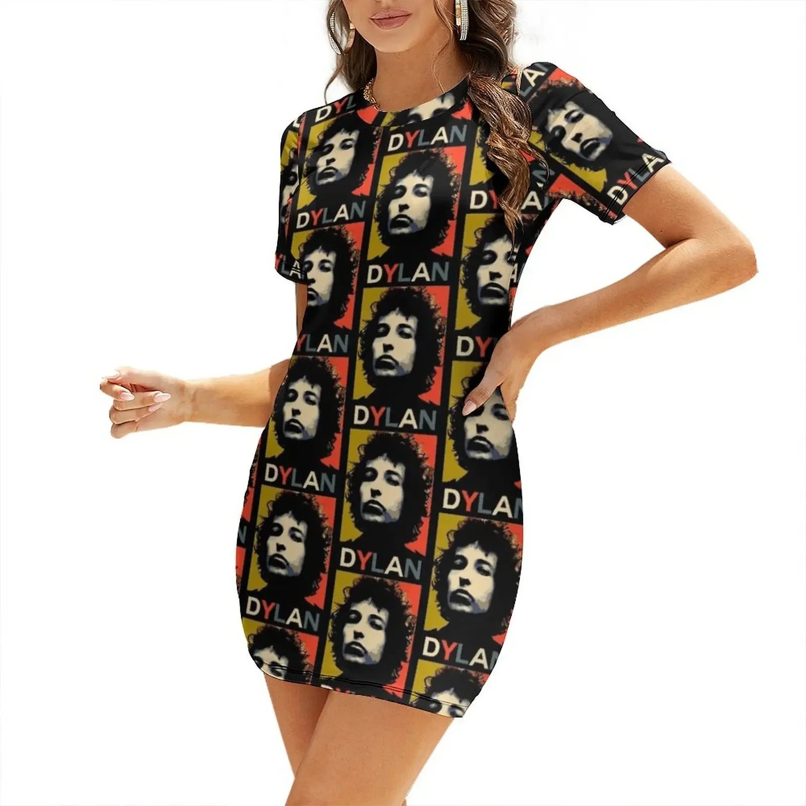 Summer Clothing Essentials Women - เรโทรบ็อบเอสเซนเชียล - ชุดเดรสแขนสั้นสไตล์วินเทจบ็อบเลเจนด์ เสื้อผ้าผู้หญิง ชุดเดรสฤดูร้อนสไตล์เกาหลี ชุดเดรสผู้หญิง
