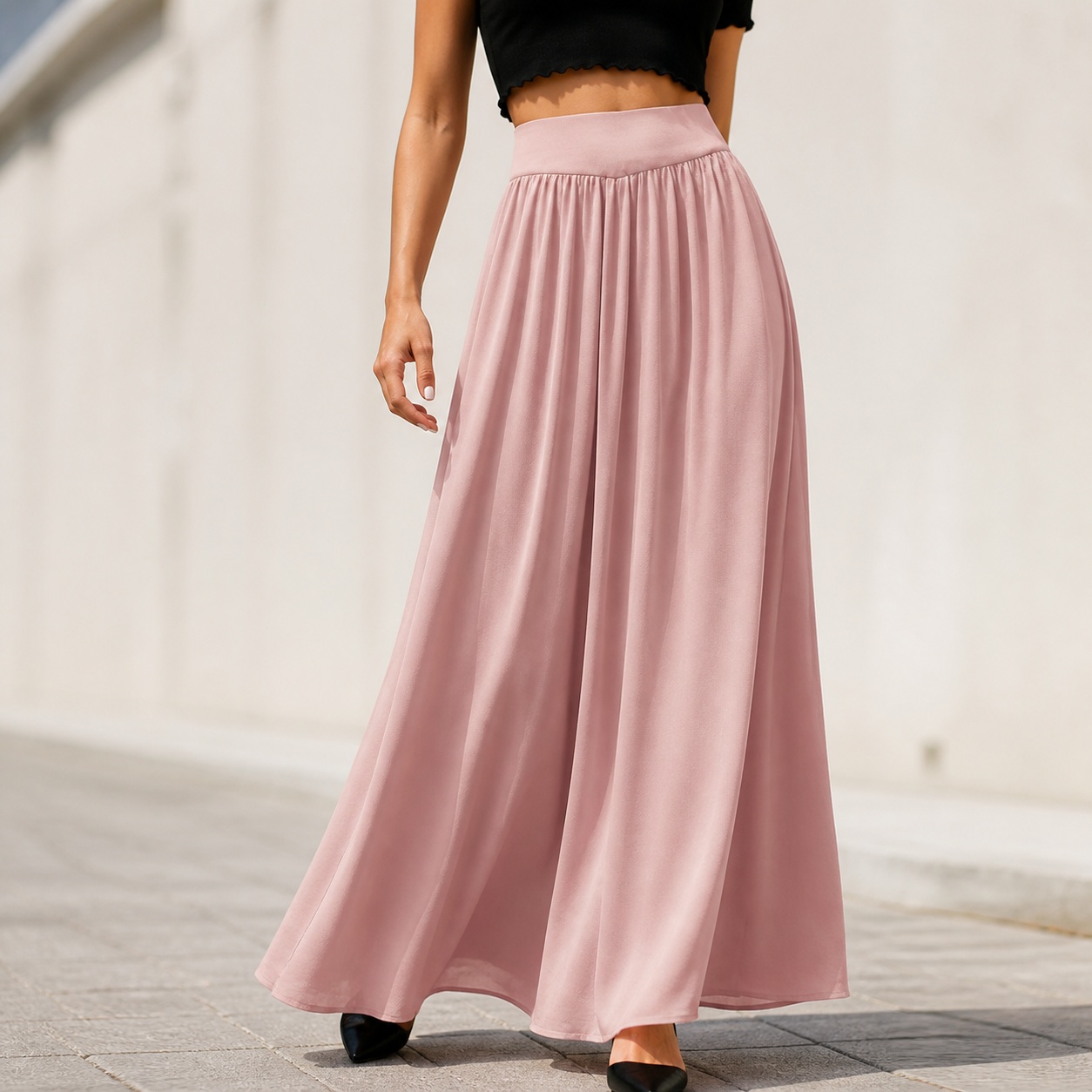 Summer Clothing Essentials Women - กางเกงขายาวเอวสูงน้ำหนักเบาสำหรับผู้หญิงพร้อมกระเป๋า – เสื้อผ้าผู้หญิง เสื้อผ้าสตรี เสื้อผ้าผู้หญิงที่จำเป็น