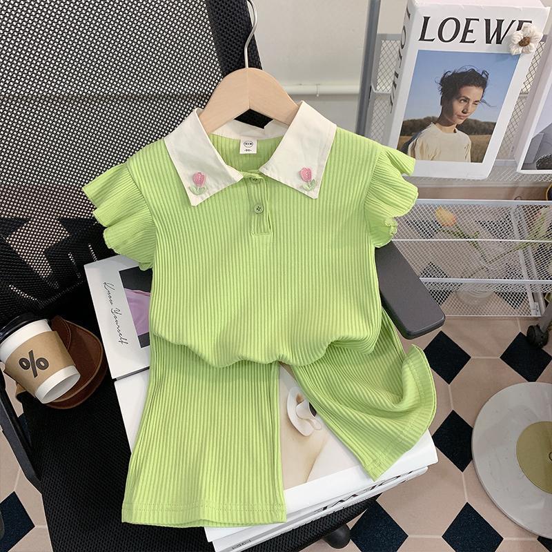 Summer Loving Kids Clothing - ฤดูร้อนเด็กเสื้อผ้าเด็กทารกชุดเสื้อแขนกุดและกางเกงขาสั้นแฟชั่นน่ารักเสื้อผ้าชุดสําหรับทารกชุด
