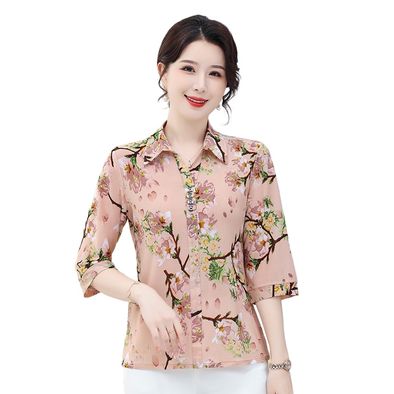 เสื้อเบลาส์แขนสั้นสำหรับผู้หญิ - Summer Clothing For 70 Year Old Woman บทวิจารณ์และราคา