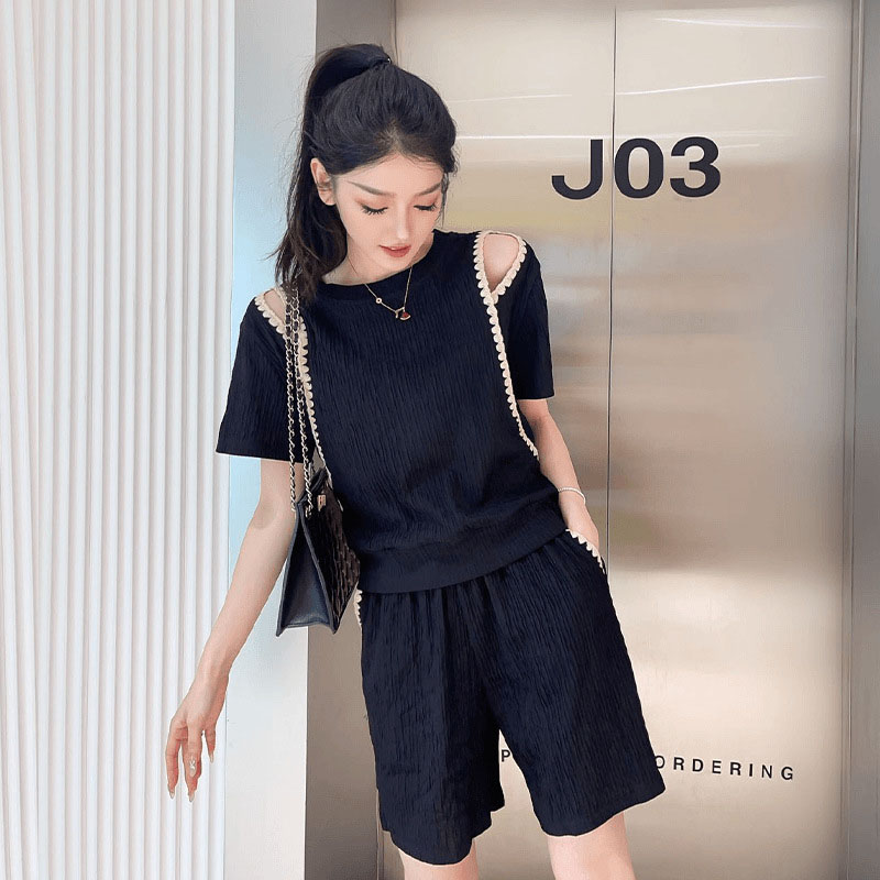 เกาหลีแฟชั่นปิดไหล่เสื้อยืด 2  - Off Shoulder Blouse บทวิจารณ์และราคา
