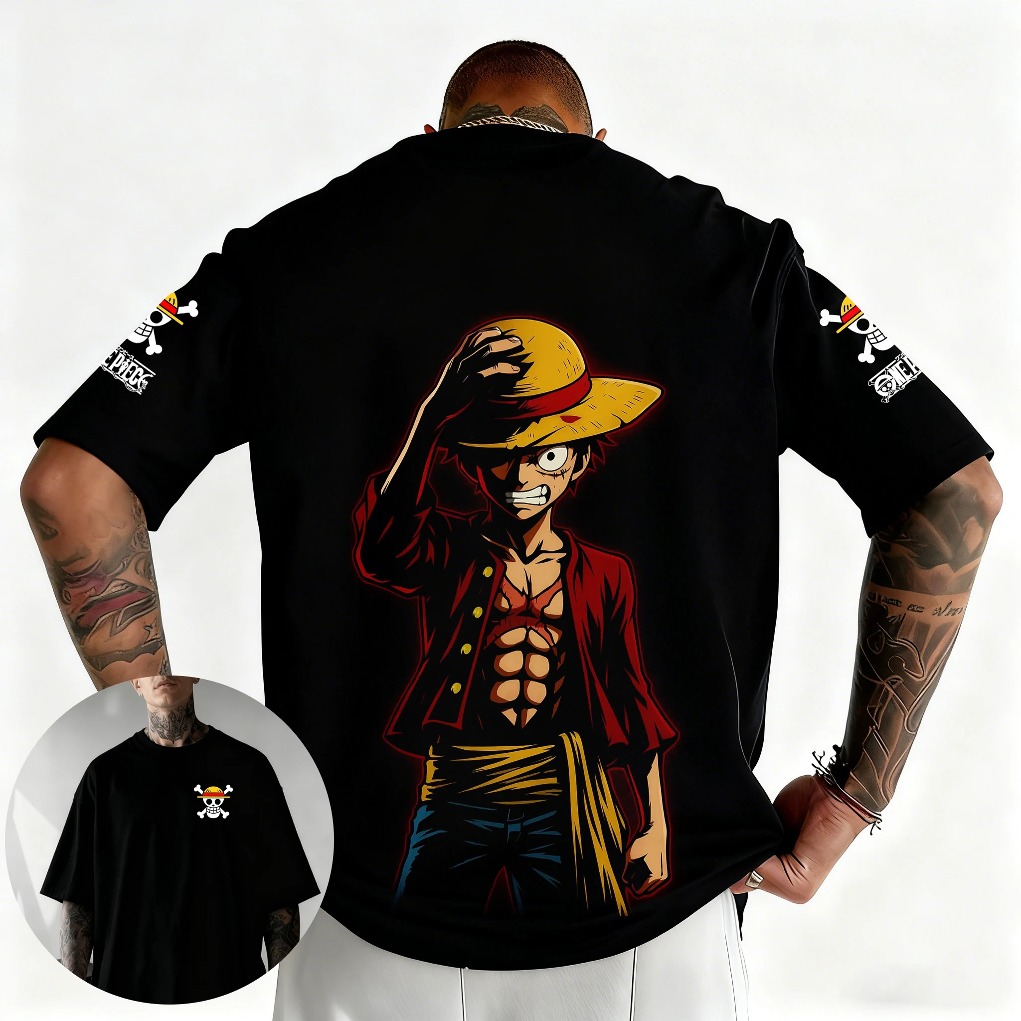 เสื้อยืดโอเวอร์ไซส์ลายอนิเมะวั - Summer Edit Clothing บทวิจารณ์และราคา