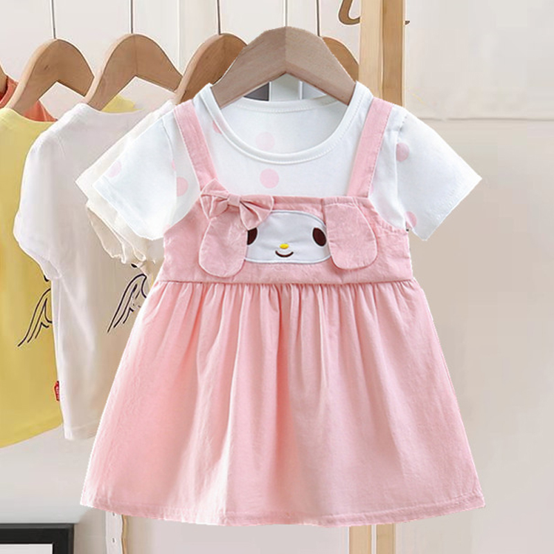 ใหม่ชุดเดรสเด็กผู้หญิงลายการ์ต - Summer Loving Kids Clothing บทวิจารณ์และราคา