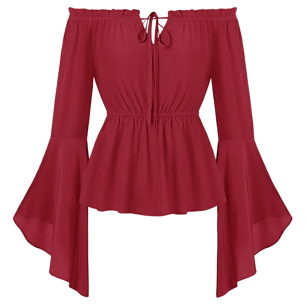 เสื้อคลุมสไตล์ยุคกลางแบบเปิดไห - Off Shoulder Blouse บทวิจารณ์และราคา