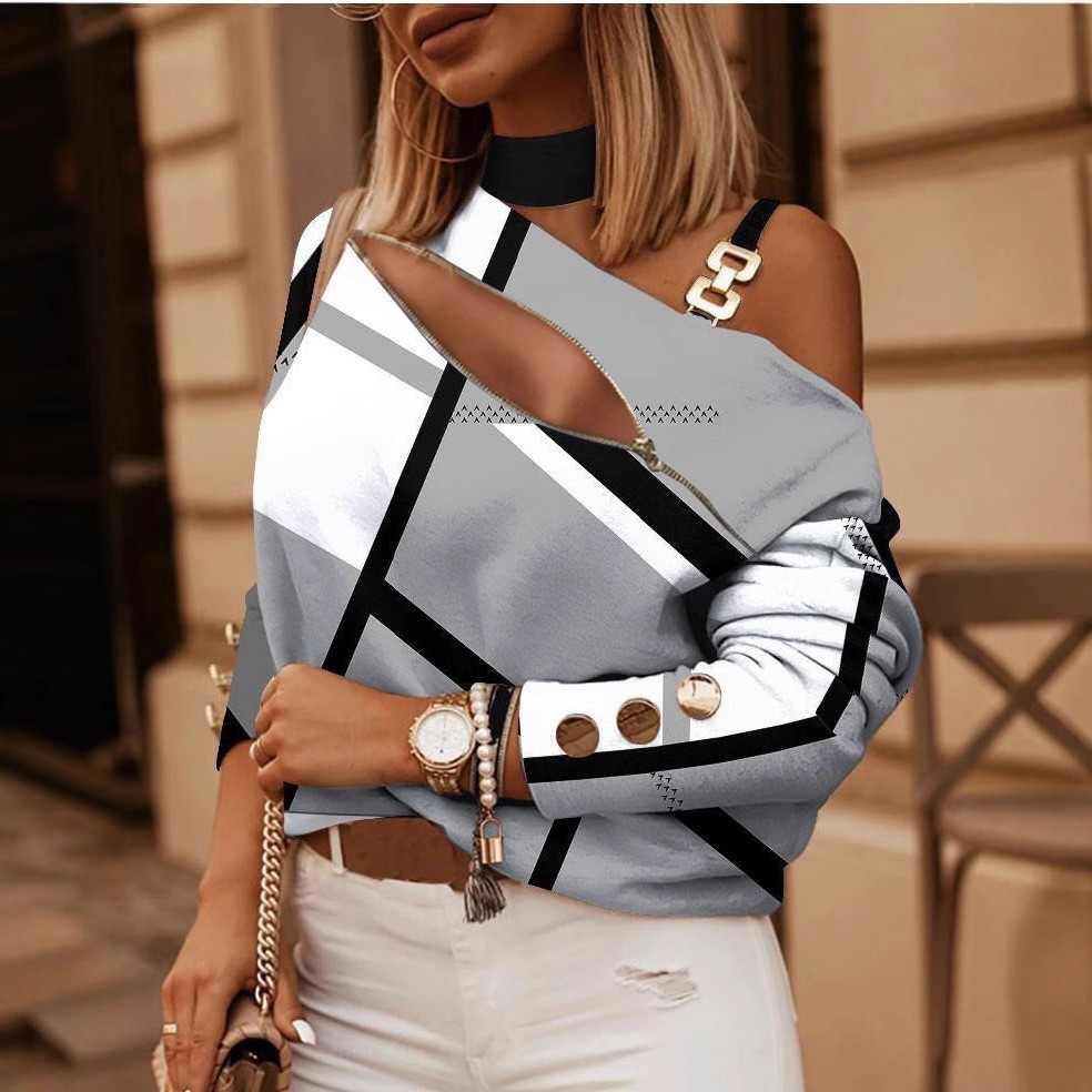 เสื้อเบลาส์เปิดไหล่สำหรับผู้หญ - Off Shoulder Blouse บทวิจารณ์และราคา