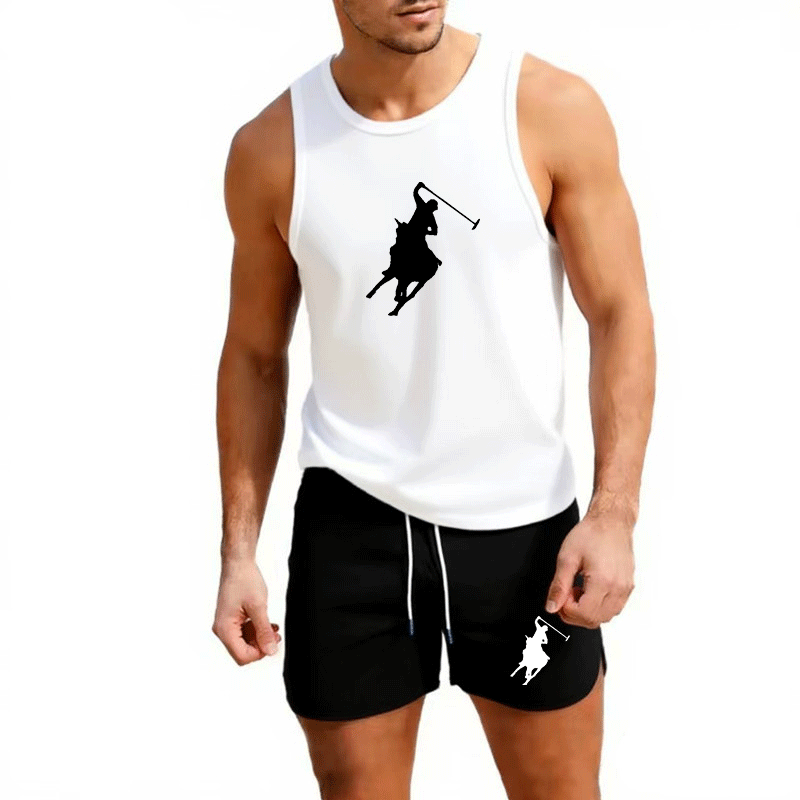 ชุดเสื้อกั๊กและกางเกงขาสั้นฤดู - Summer Clothing Men บทวิจารณ์และราคา