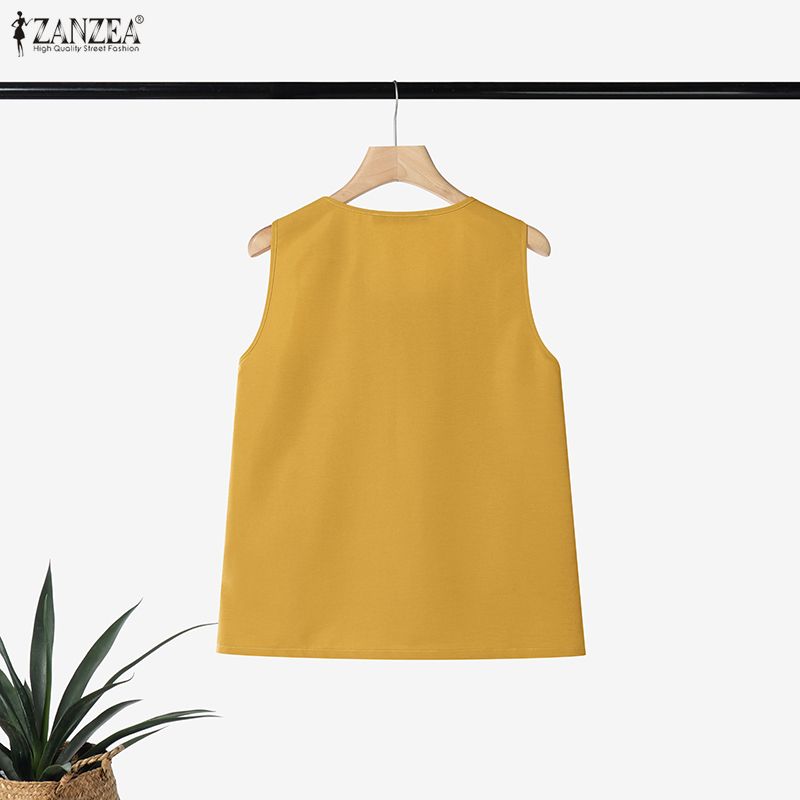 ZANZEA เสื้อกล้ามผู้หญิงไซส์ให - Summer Clothing Holiday บทวิจารณ์และราคา