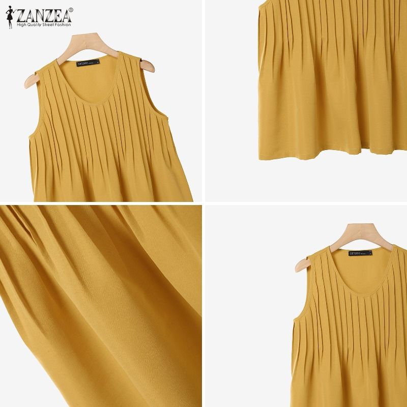 ZANZEA เสื้อกล้ามผู้หญิงไซส์ให - Summer Clothing Holiday บทวิจารณ์และราคา
