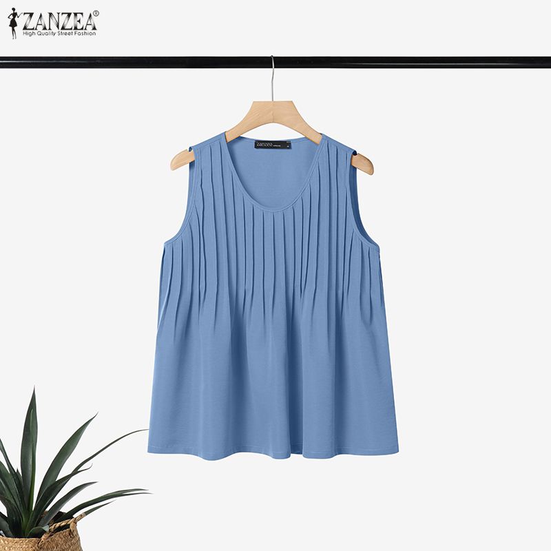ZANZEA เสื้อกล้ามผู้หญิงไซส์ให - Summer Clothing Holiday บทวิจารณ์และราคา