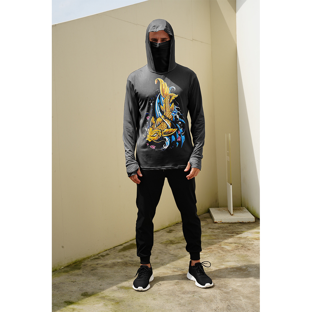 เสื้อตกปลาผู้ชาย เสื้อฮู้ดกันแ - Summer Clothing Men บทวิจารณ์และราคา
