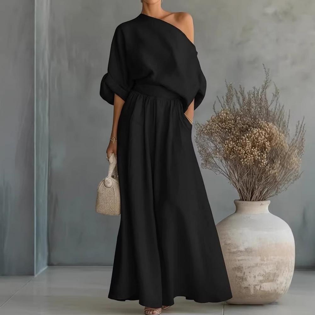 ชุดเสื้อและกางเกงผู้หญิง สไตล์ - Off Shoulder Blouse บทวิจารณ์และราคา