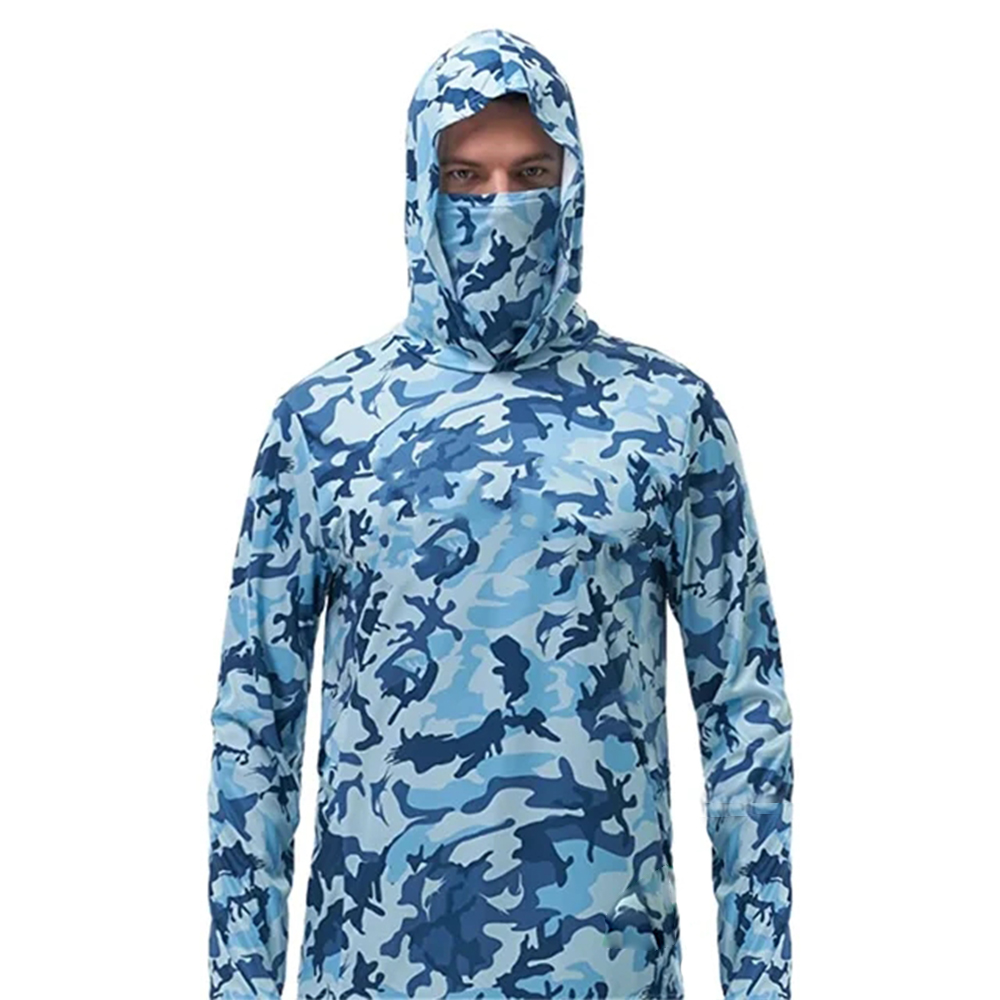 เสื้อฮู้ดตกปลาสำหรับผู้ชาย ลาย - Summer Clothing Men บทวิจารณ์และราคา