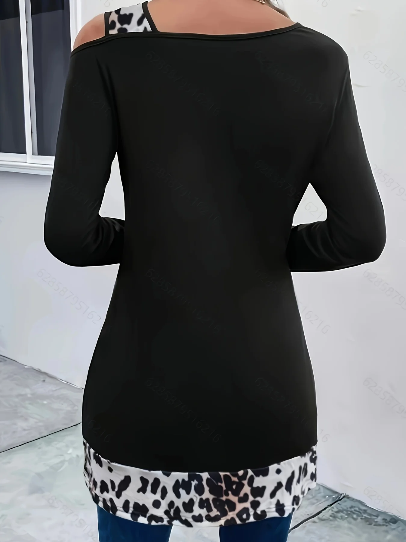 Plus ขนาด 1XL-5XL ผู้หญิงแฟชั่ - Off Shoulder Blouse บทวิจารณ์และราคา