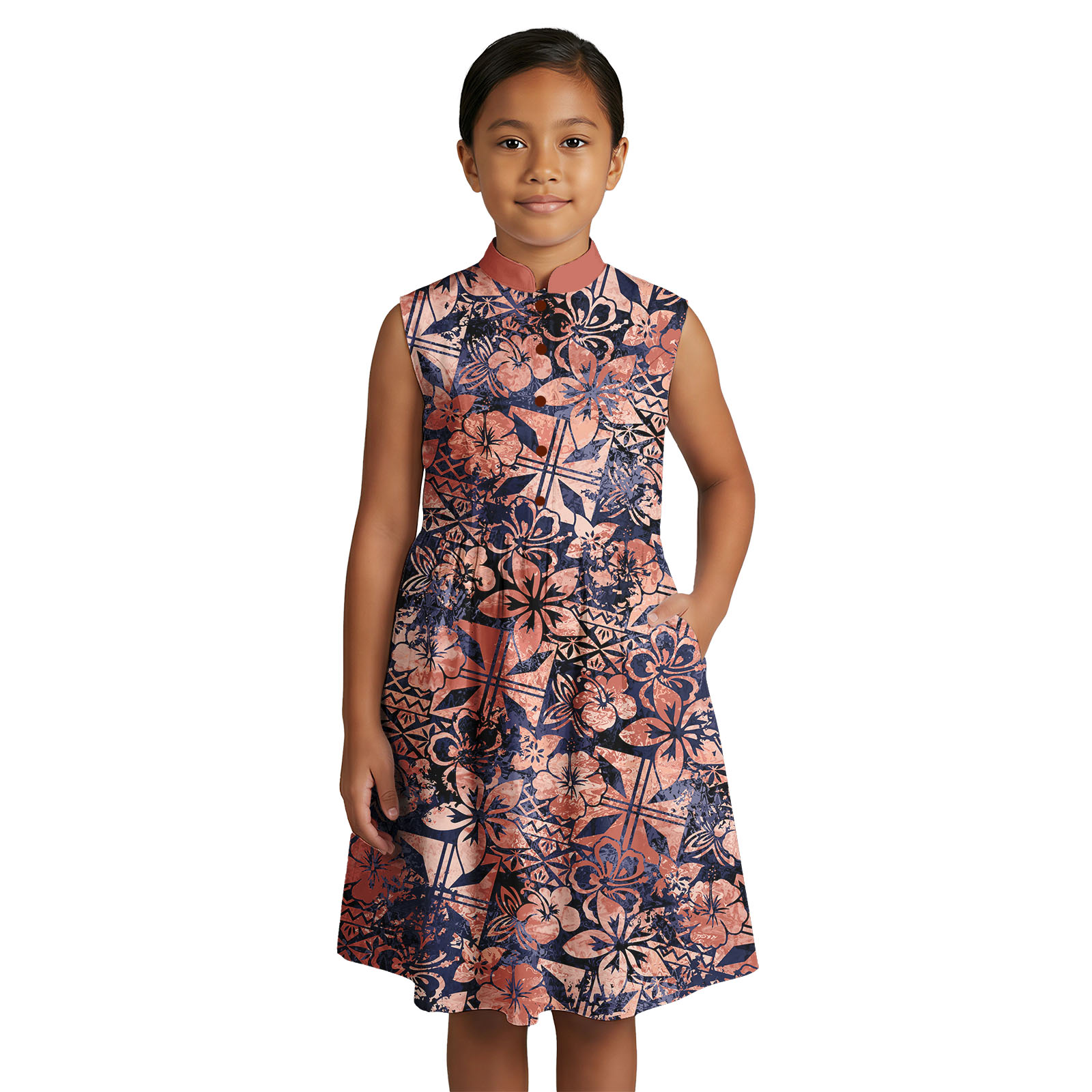 ชุดเดรสเด็กสไตล์โพลีนีเซียนน่า - Summer Loving Kids Clothing บทวิจารณ์และราคา
