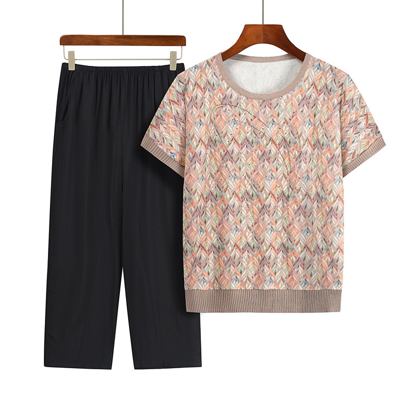 ชุดสูทสองชิ้นแบบลำลองสำหรับคุณ - Summer Clothing For 70 Year Old Woman บทวิจารณ์และราคา