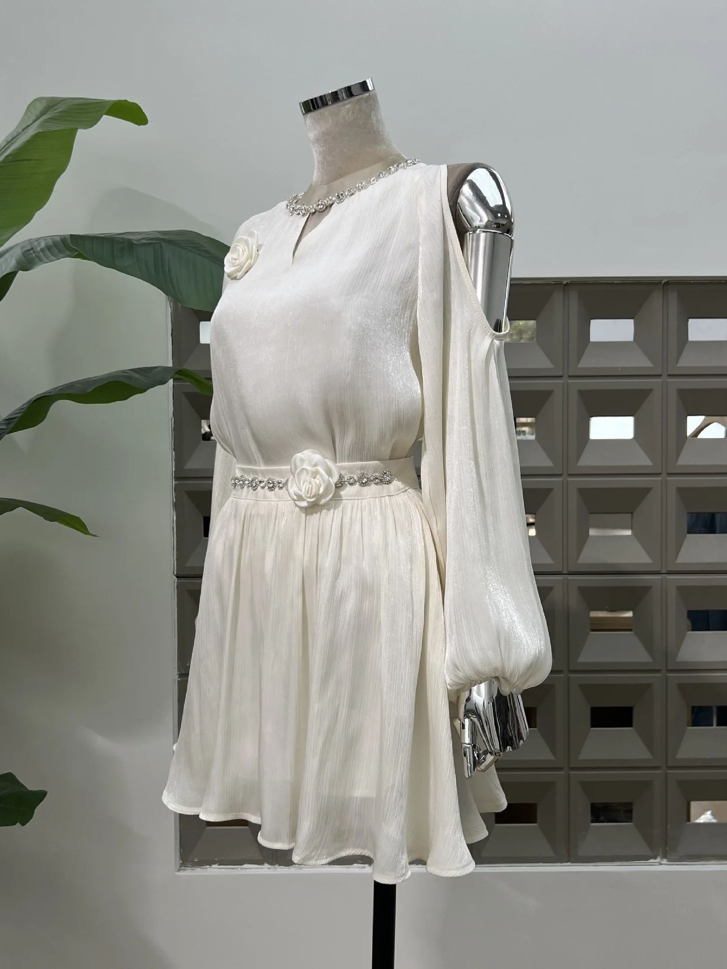 ชุดเดรสสองชิ้นสำหรับผู้หญิง เส - Off Shoulder Blouse บทวิจารณ์และราคา