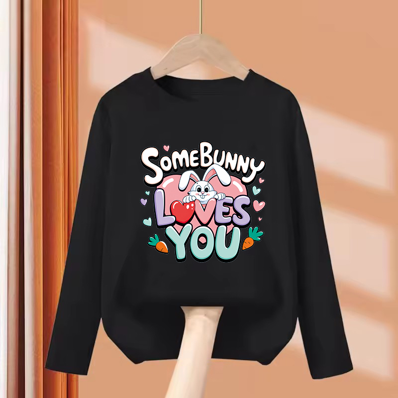เสื้อยืดแขนยาวลายกระต่ายน่ารัก - Summer Loving Kids Clothing บทวิจารณ์และราคา