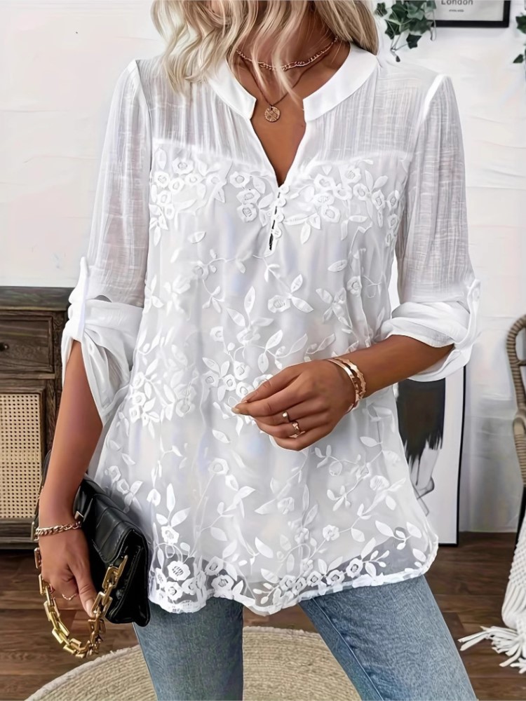 แฟชั่นเสื้อลูกไม้สีขาวสําหรับผ - Summer Clothing Holiday บทวิจารณ์และราคา