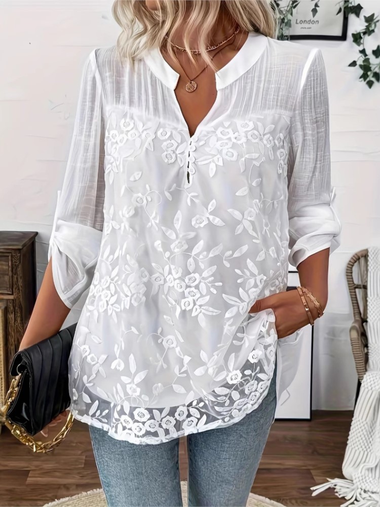 แฟชั่นเสื้อลูกไม้สีขาวสําหรับผ - Summer Clothing Holiday บทวิจารณ์และราคา