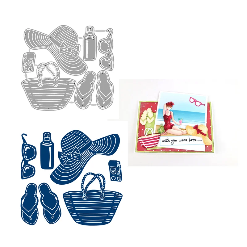 แม่พิมพ์งานฝีมือกระดาษลายมนุษย - Summer Clothing Holiday บทวิจารณ์และราคา