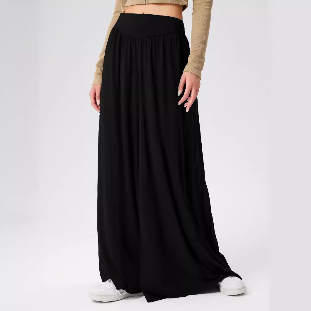 กางเกงขายาวเอวสูงน้ำหนักเบาสำห - Summer Clothing Essentials Women บทวิจารณ์และราคา