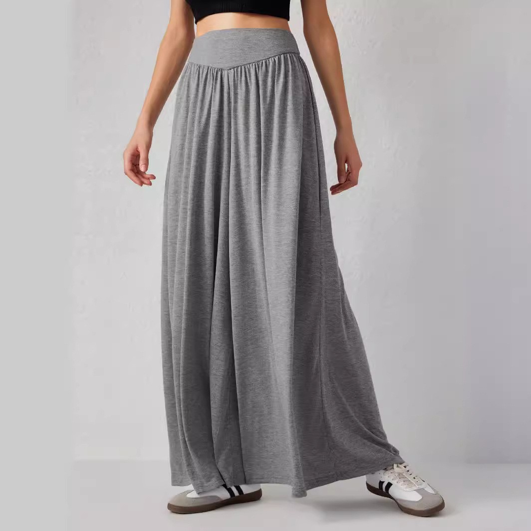 กางเกงขายาวเอวสูงน้ำหนักเบาสำห - Summer Clothing Essentials Women บทวิจารณ์และราคา