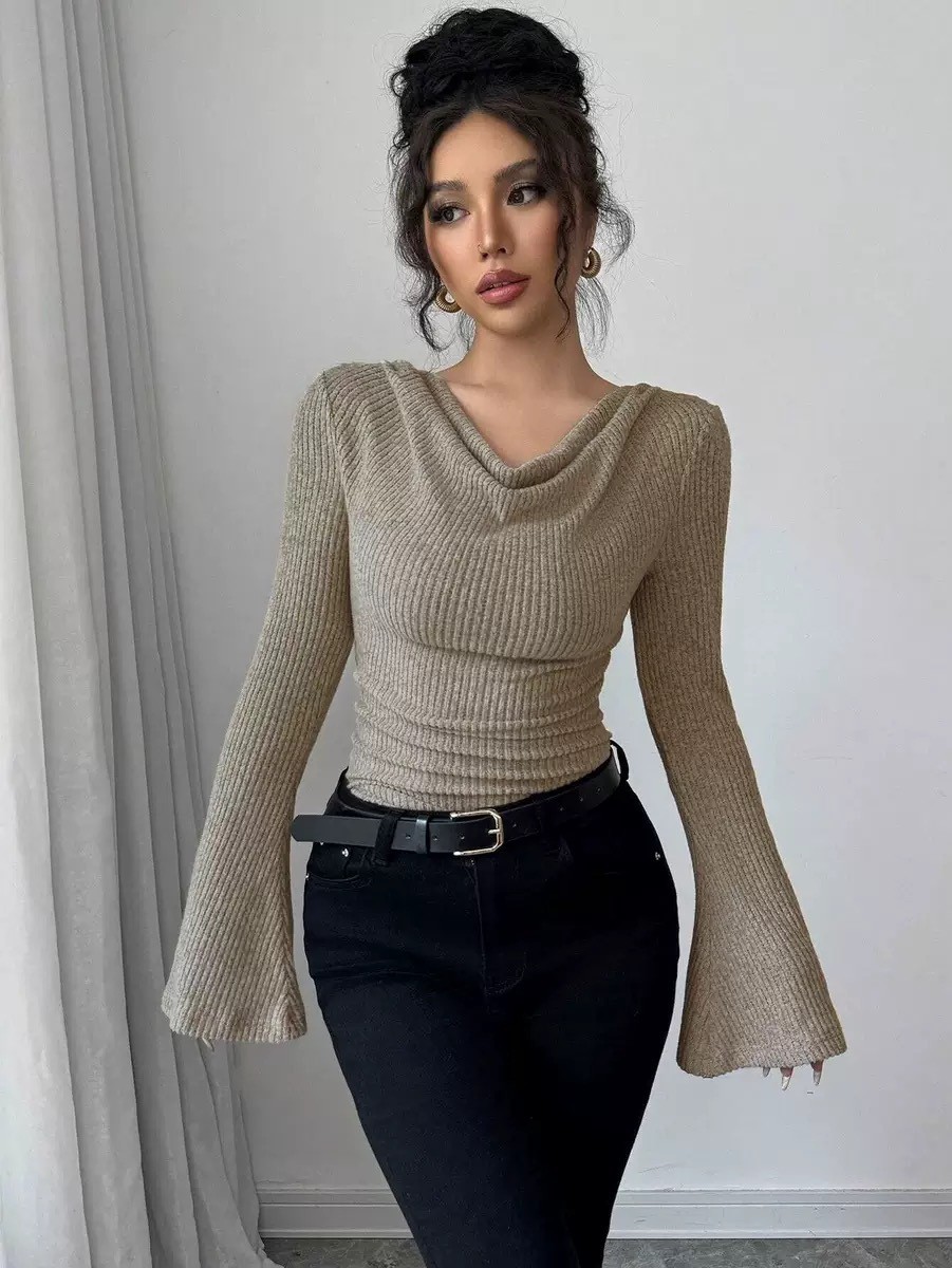 เสื้อผู้หญิงแบบเปิดไหล่ คอวัว  - Off Shoulder Blouse บทวิจารณ์และราคา