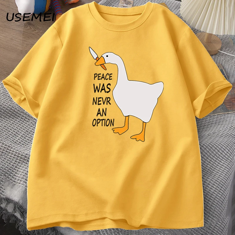 เสื้อยืด Goose Peace Was Never - Summer Clothing Options บทวิจารณ์และราคา