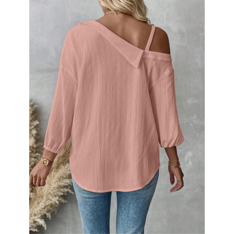 เสื้อผู้หญิงไซส์ใหญ่ 1XL-5XL เ - Off Shoulder Blouse บทวิจารณ์และราคา