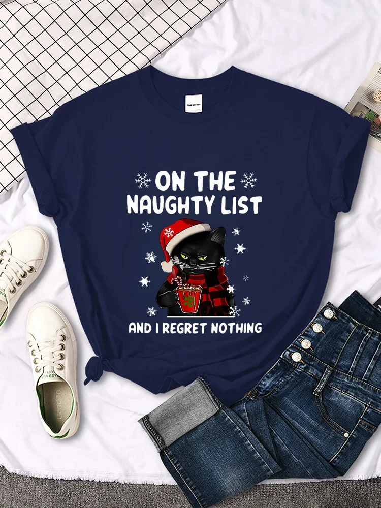 คริสต์มาสหญิงเสื้อยืด SANTA CA - Summer Clothing List บทวิจารณ์และราคา